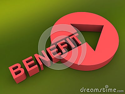 Benefit Stock Photo