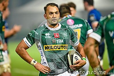 Benetton Treviso vs Leinster Rugby Editorial Stock Photo