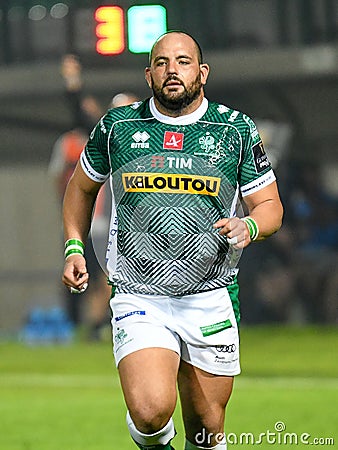 Benetton Treviso vs Leinster Rugby Editorial Stock Photo