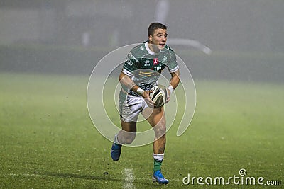 Benetton Treviso vs Scarlets Rugby Editorial Stock Photo