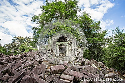 Beng Mealea temple ruins Stock Photo