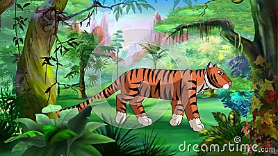 Tiger Walks. Animated Motion Graphic Isolated on Green Screen Stock Video - Video of elements, background: 86741199 Tiger Walks. Animated Motion Graphic Isolated on Green Screen Stock Video - Video of elements, background: 86741199