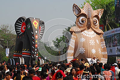 Bengali New Year celebration Editorial Stock Photo