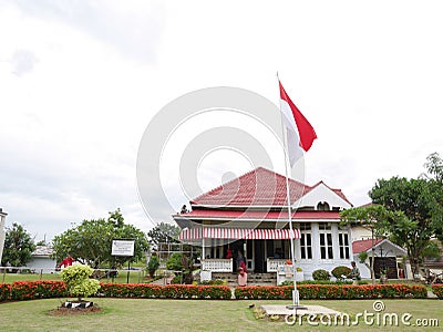 Bengkulu, Indonesia - November 5 2016 : Bung Karno Seclusion House in Bengkulu Editorial Stock Photo