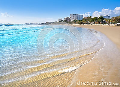 Benicassim Voramar playa beach Castellon Stock Photo