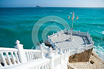 Benidorm balcon del Mediterraneo Mediterranean sea Stock Photo