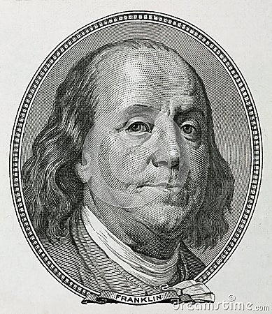 Benjamin Franklin Stock Photo