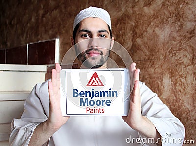 Benjamin Moore Paints company logo Editorial Stock Photo