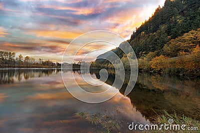 Benson State Recreation Area in Fall Stock Photo