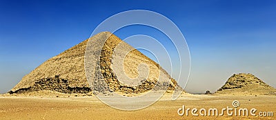 Bent Pyramid Stock Photo