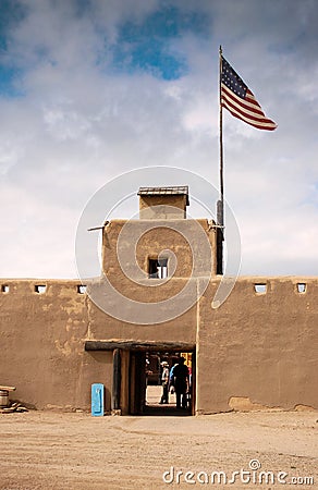 Bent`s Old Fort comes alive at annual Living History Encampment Editorial Stock Photo
