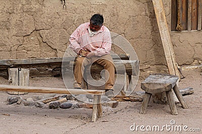 Bent`s Old Fort National Historic Site Editorial Stock Photo