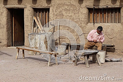 Bent`s Old Fort National Historic Site Editorial Stock Photo