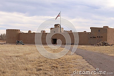 Bent`s Old Fort National Historic Site Stock Photo