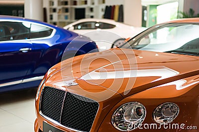 Bentley cars for sale Editorial Stock Photo