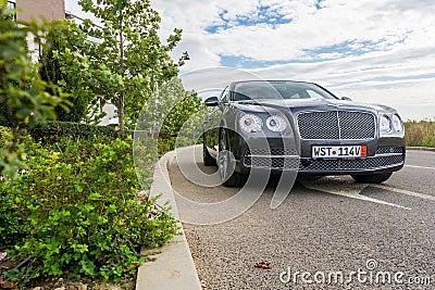 Bentley Continental Front View Editorial Stock Photo