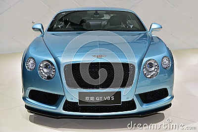 The Bentley Continental GT V8 S car Editorial Stock Photo
