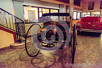 1886 Benz Patent Motorwagen Editorial Stock Photo