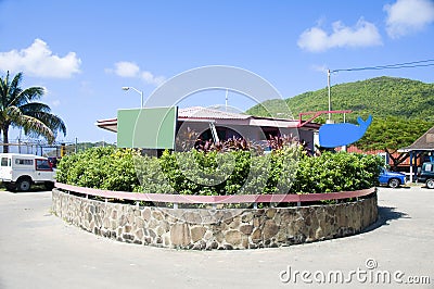 Bequia tourism association office Stock Photo