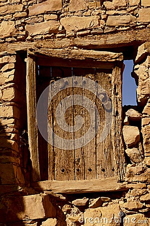 Berber village of Idaou Hirt. Ksar of the Souss Massa region, Morocco Stock Photo