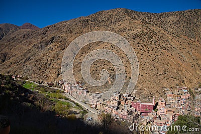 Sti Fadma also knowns as Setti Fatma, Ourika valley, Morocco Stock Photo