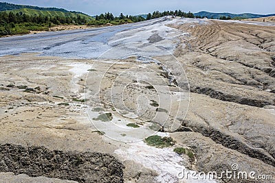 Berca Mud Volcanoes In Romania Stock Photo