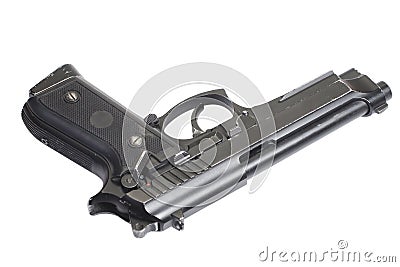 Beretta M9 gun Stock Photo