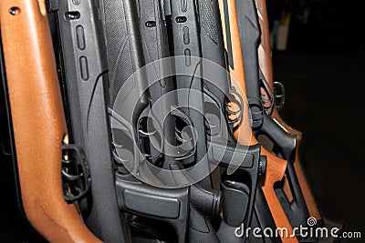 Beretta shotgun arsenal collection Stock Photo