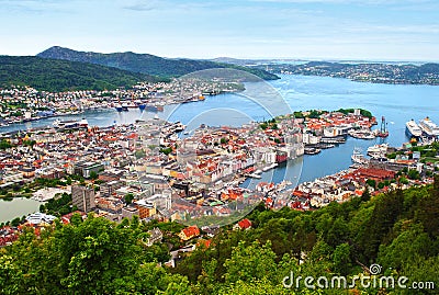 Bergen Norway Stock Photo