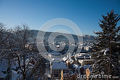 Bergen, the old Hanseatic town Stock Photo