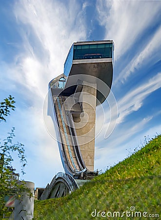 Bergisel Ski Jump Tower, Innsbruck Editorial Stock Photo