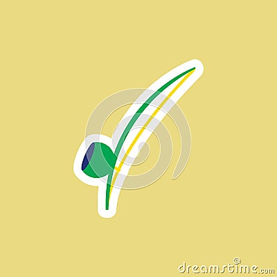 berimbau. Vector illustration decorative design Vector Illustration