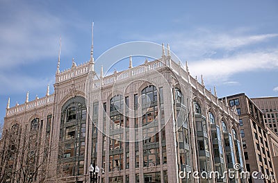 The Berkeley Building in Boston, Massachusetts Editorial Stock Photo