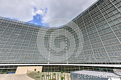 Berlaymont Building - Brussels, Belgium Stock Photo