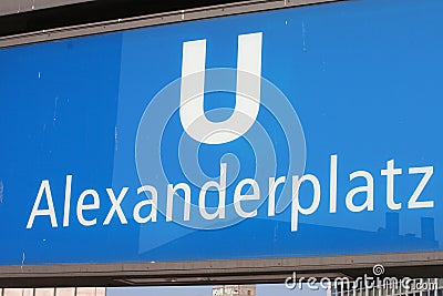 Berlin Alexanderplatz Editorial Stock Photo