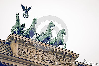 Berlin Brandenburg Gate Brandenburger Tor, Berlin, Germany Stock Photo