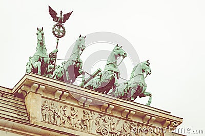 Berlin Brandenburg Gate Brandenburger Tor, Berlin, Germany Stock Photo