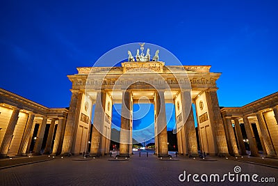 Berlin Brandenburg Gate Brandenburger Tor Stock Photo