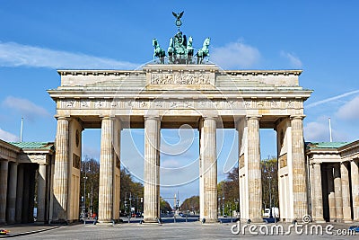 Berlin Brandenburger Tor Brandenburg Gate in Germany Stock Photo