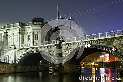 Berlin Bridge Museumsinsel Stock Photo