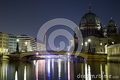 Berlin Bridge Museumsinsel Editorial Stock Photo