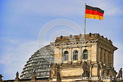 Berlin Bundestag Stock Photo