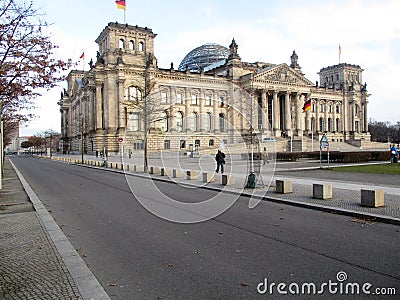 Berlin, the Bundestag Editorial Stock Photo