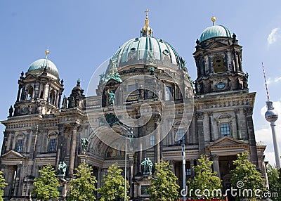 Berlin Cathedral (German: Berliner Dom) Stock Photo