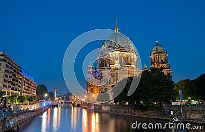 Berlin cathedral on museum island Editorial Stock Photo