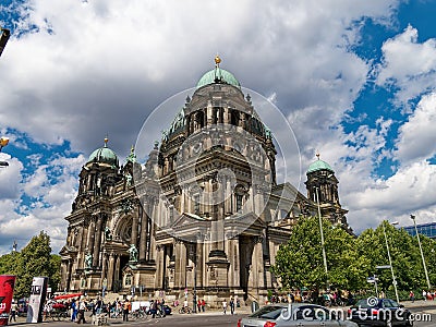 Berlin cathedral view from right tower side Editorial Stock Photo