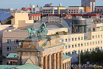 Berlin cityscape, Germany Stock Photo