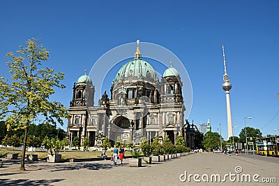 Berlin Dom Cathedral Editorial Stock Photo