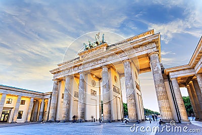 Brandenburg Gate - Berlin - Germany Stock Photo