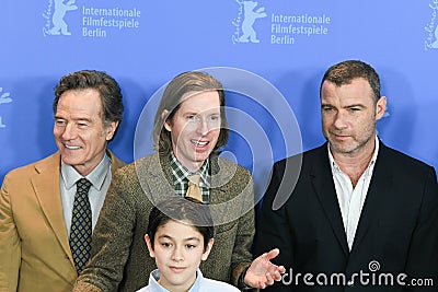 Isle of Dogs photo call during the 68th Berlinale Film Festival Editorial Stock Photo